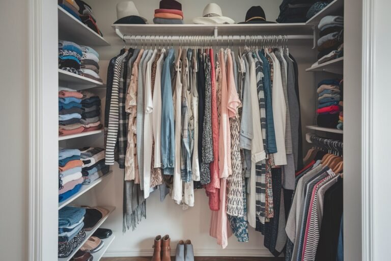how to organize clothes in closet