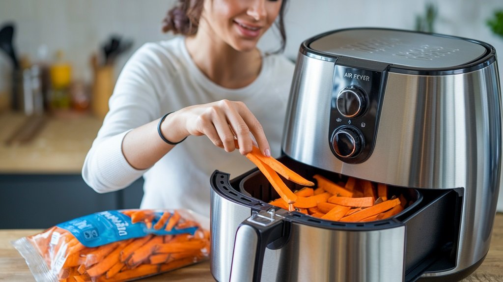 how to cook frozen sweet potato fries in air fryer