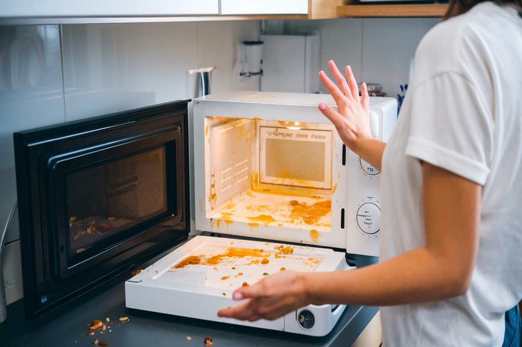 how to clean a microwave